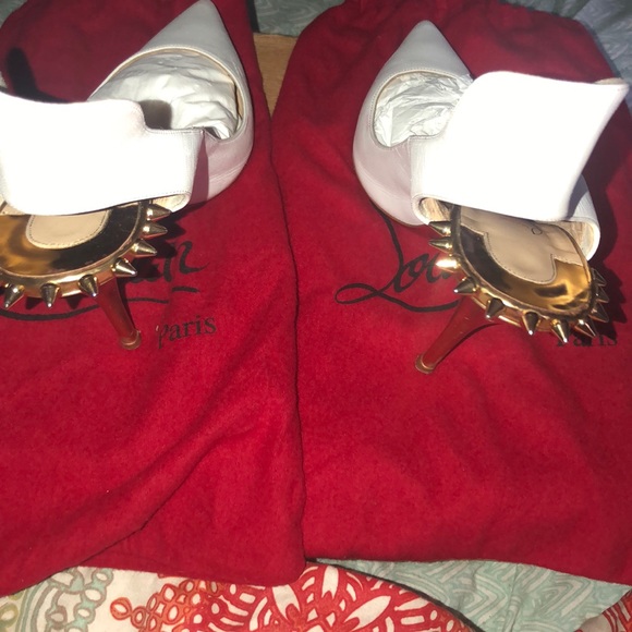 Survivita White/Gold Christian Louboutin’s - Picture 6 of 7